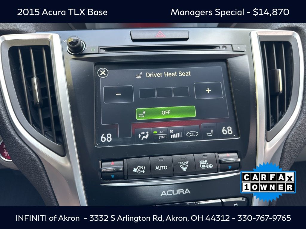 2015 Acura TLX Technology photo 4