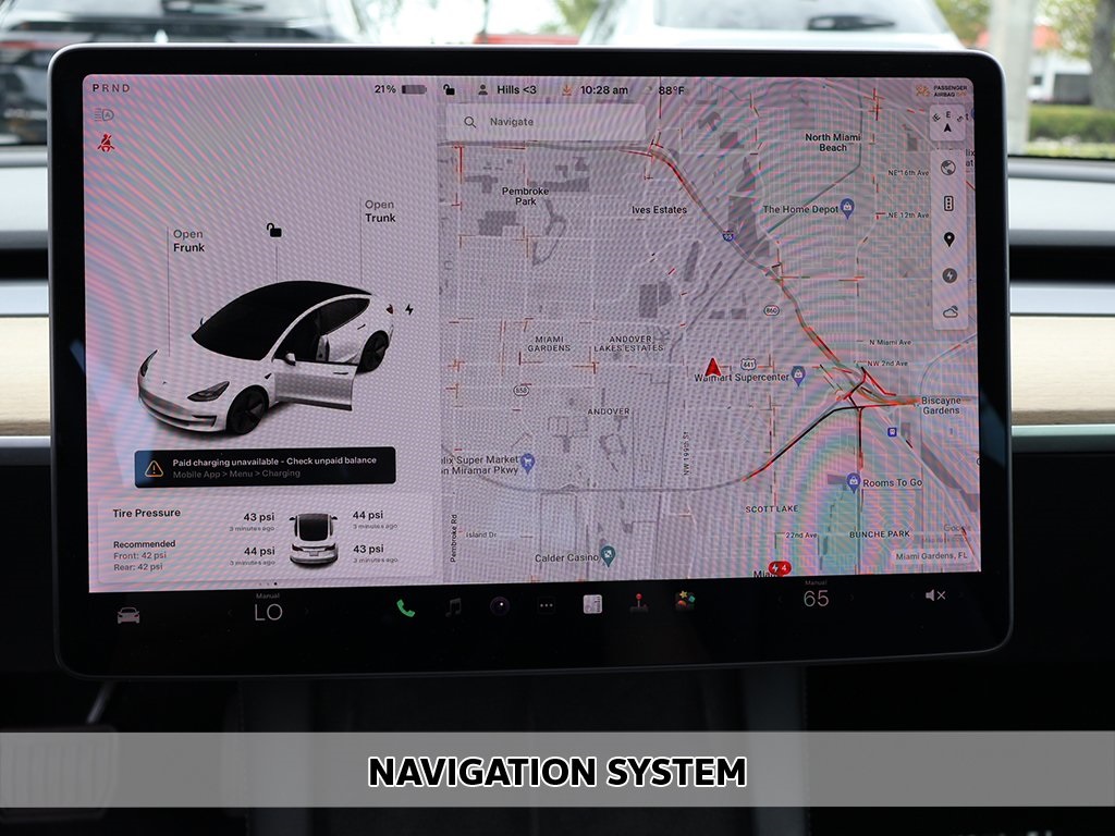 Used 2021 Tesla Model 3 Base with VIN 5YJ3E1EA8MF981885 for sale in Miami, FL