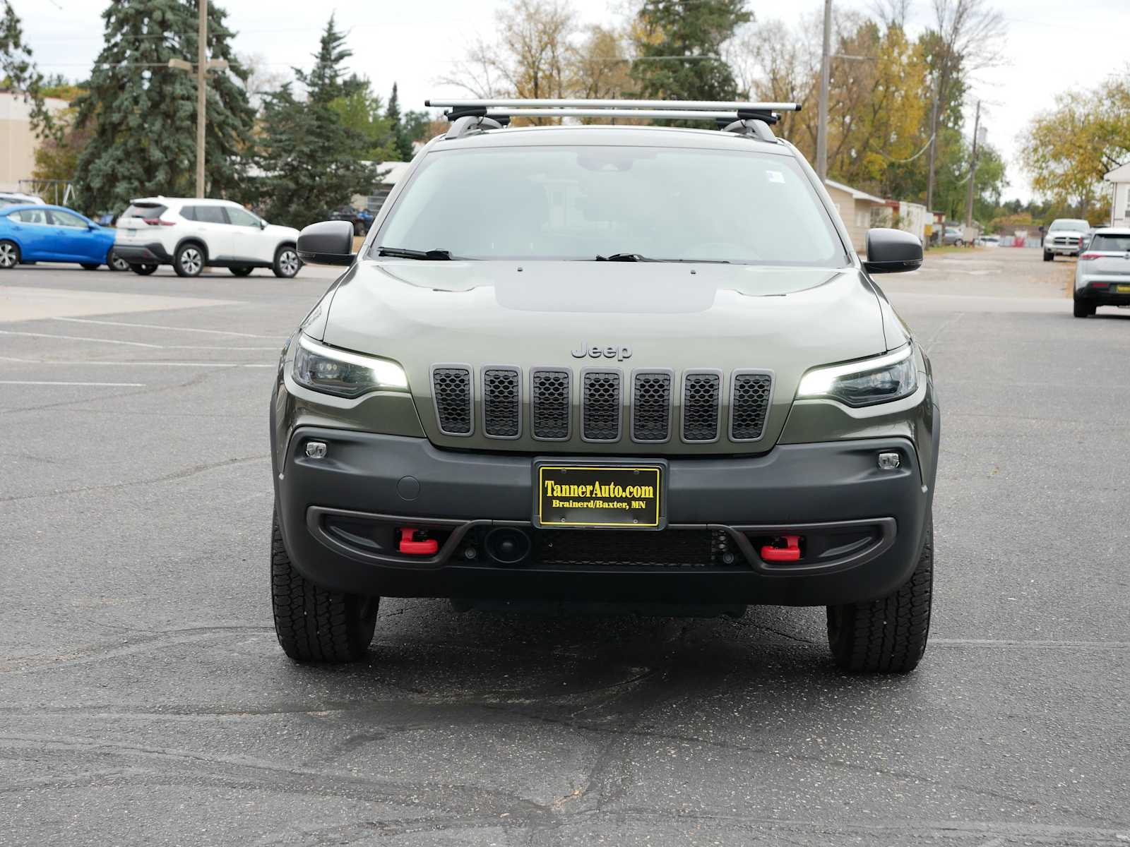 Used 2021 Jeep Cherokee Trailhawk with VIN 1C4PJMBX0MD124023 for sale in Brainerd, Minnesota