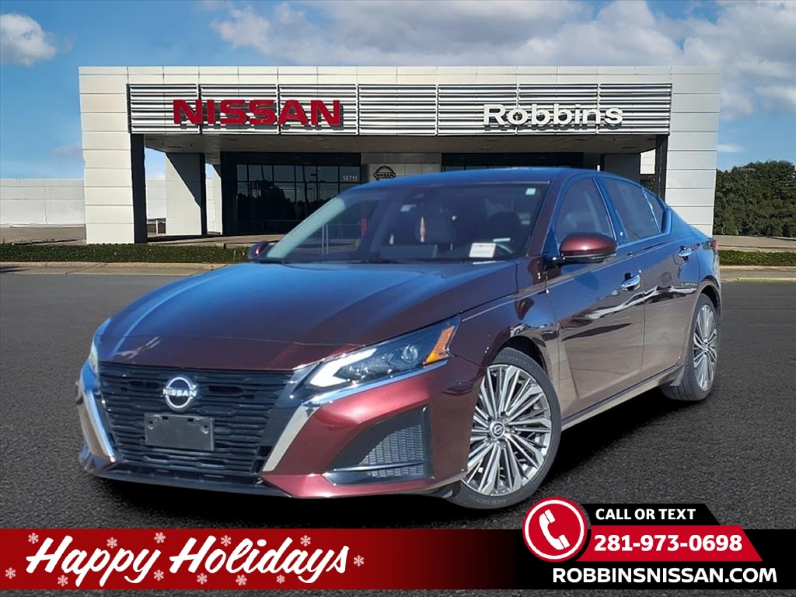 2023 Nissan Altima 2.5 SL Red at Robbins Nissan