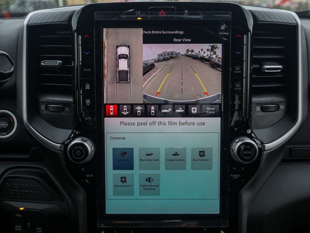 New 2026 Bright White Clear-Coat Exterior Paint RAM Big Horn Night Edition image 28