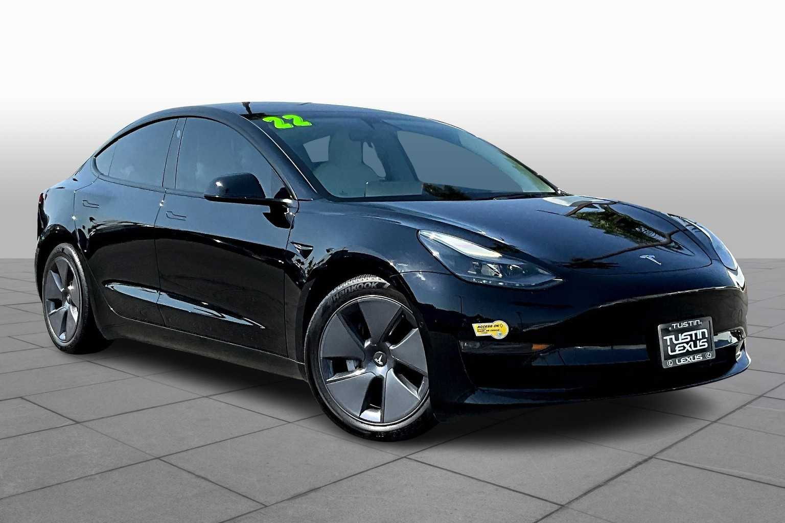 Used 2022 Tesla Model 3 Long Range with VIN 5YJ3E1EBXNF325343 for sale in Tustin, CA