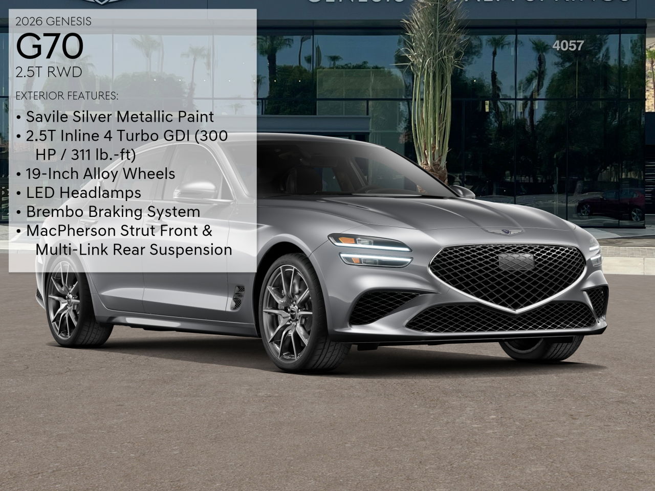 2026 Genesis G70 2.5T photo 3