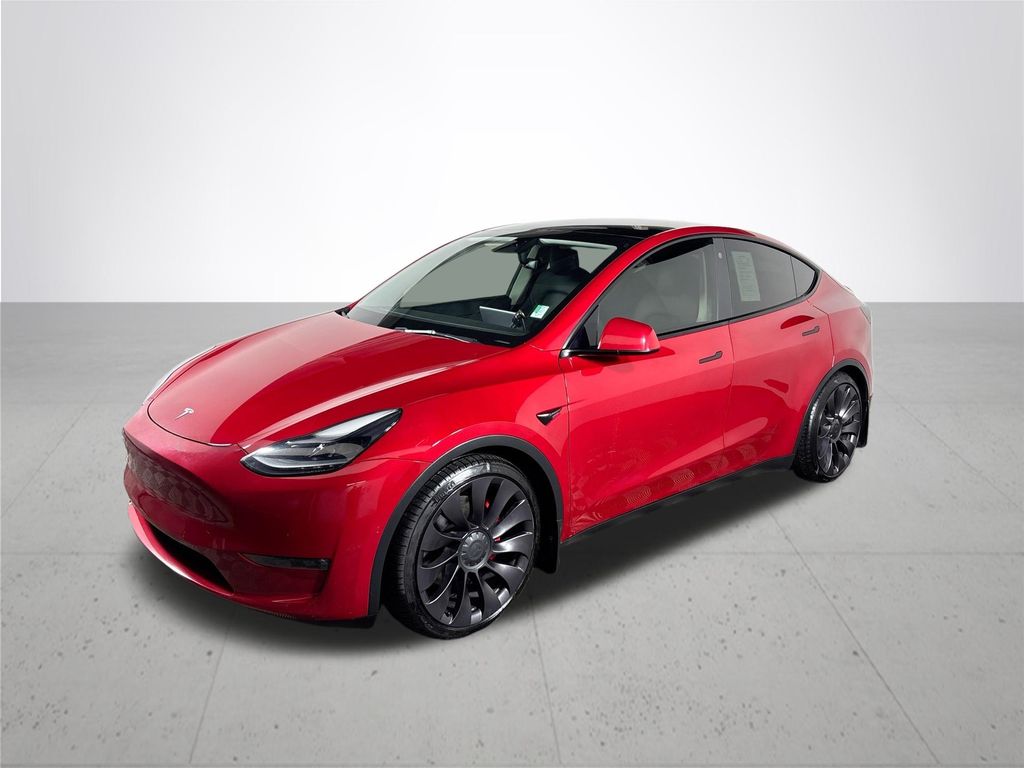 Used 2021 Tesla Model Y Performance with VIN 5YJYGDEF7MF197274 for sale in Northfield, Minnesota