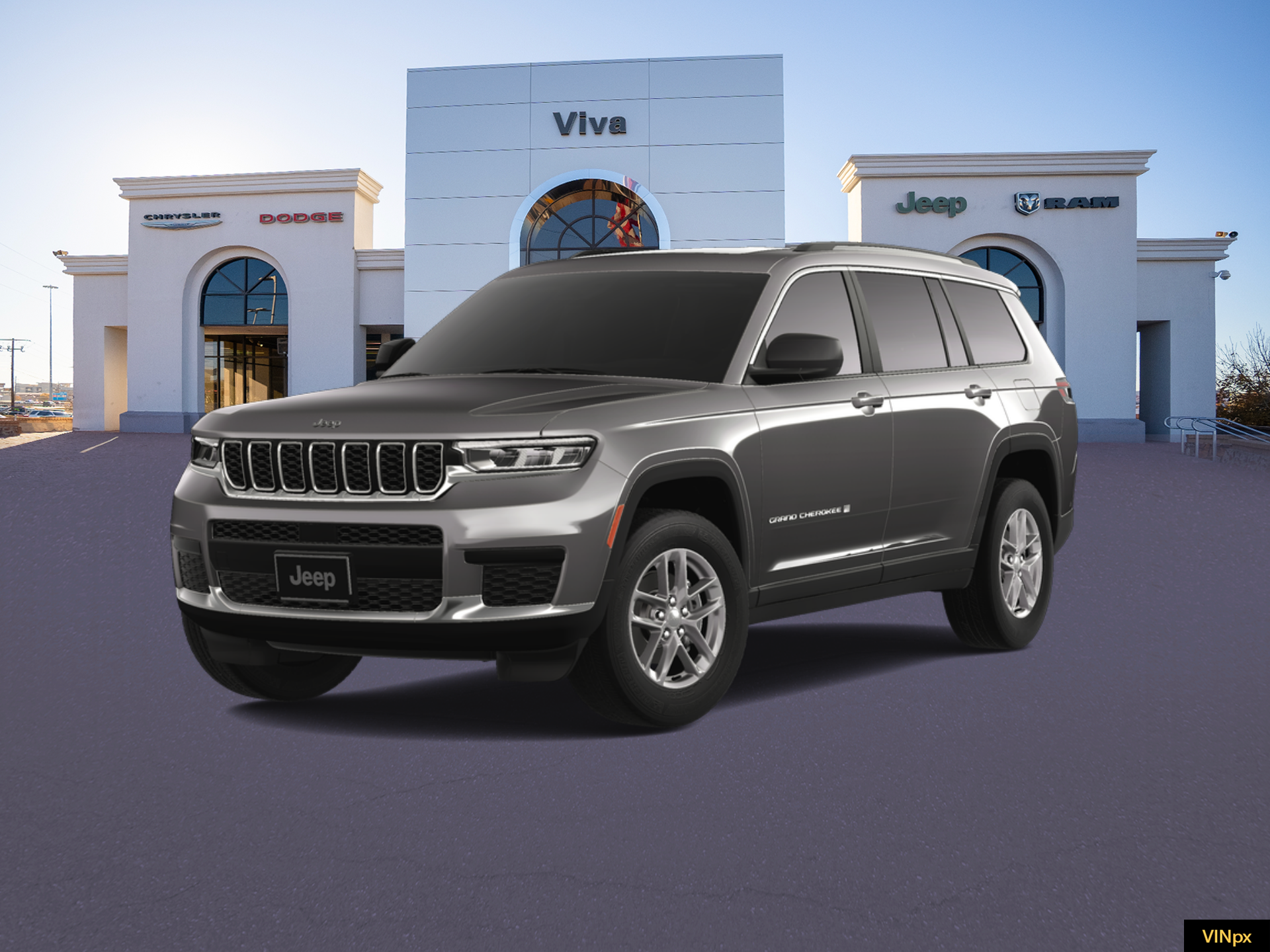 New 2025 Baltic Gray Metallic Clear-Coat Exterior Paint Jeep Laredo X image 1