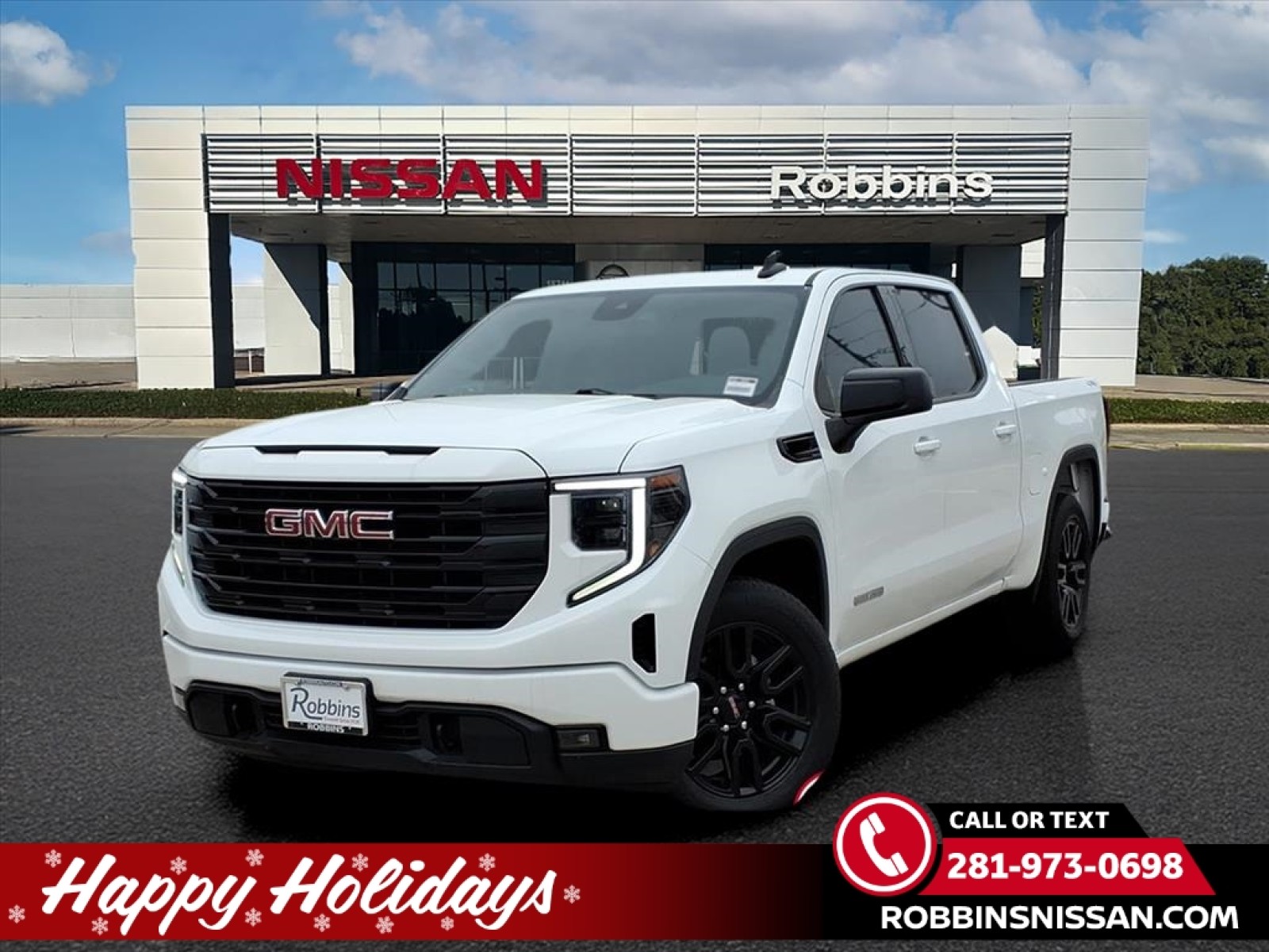 2023 GMC Sierra 1500 Elevation White at Robbins Nissan