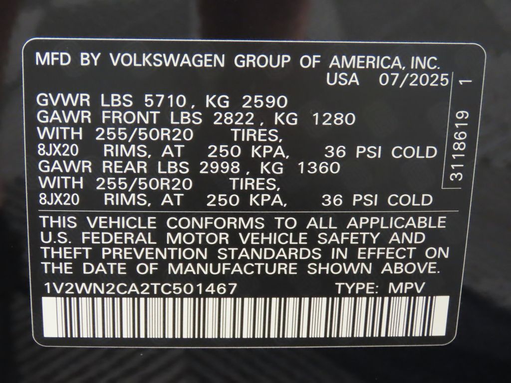2026 Volkswagen Atlas SE Technology photo 31