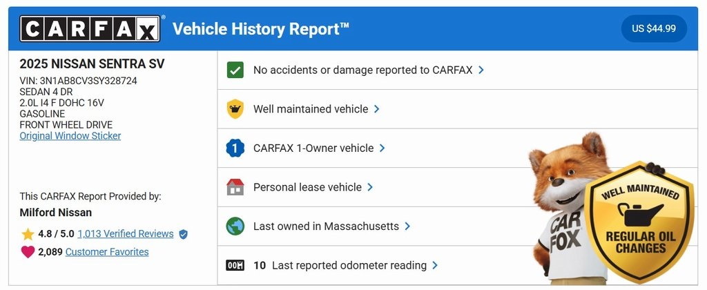 2025 Nissan Sentra SV's photo