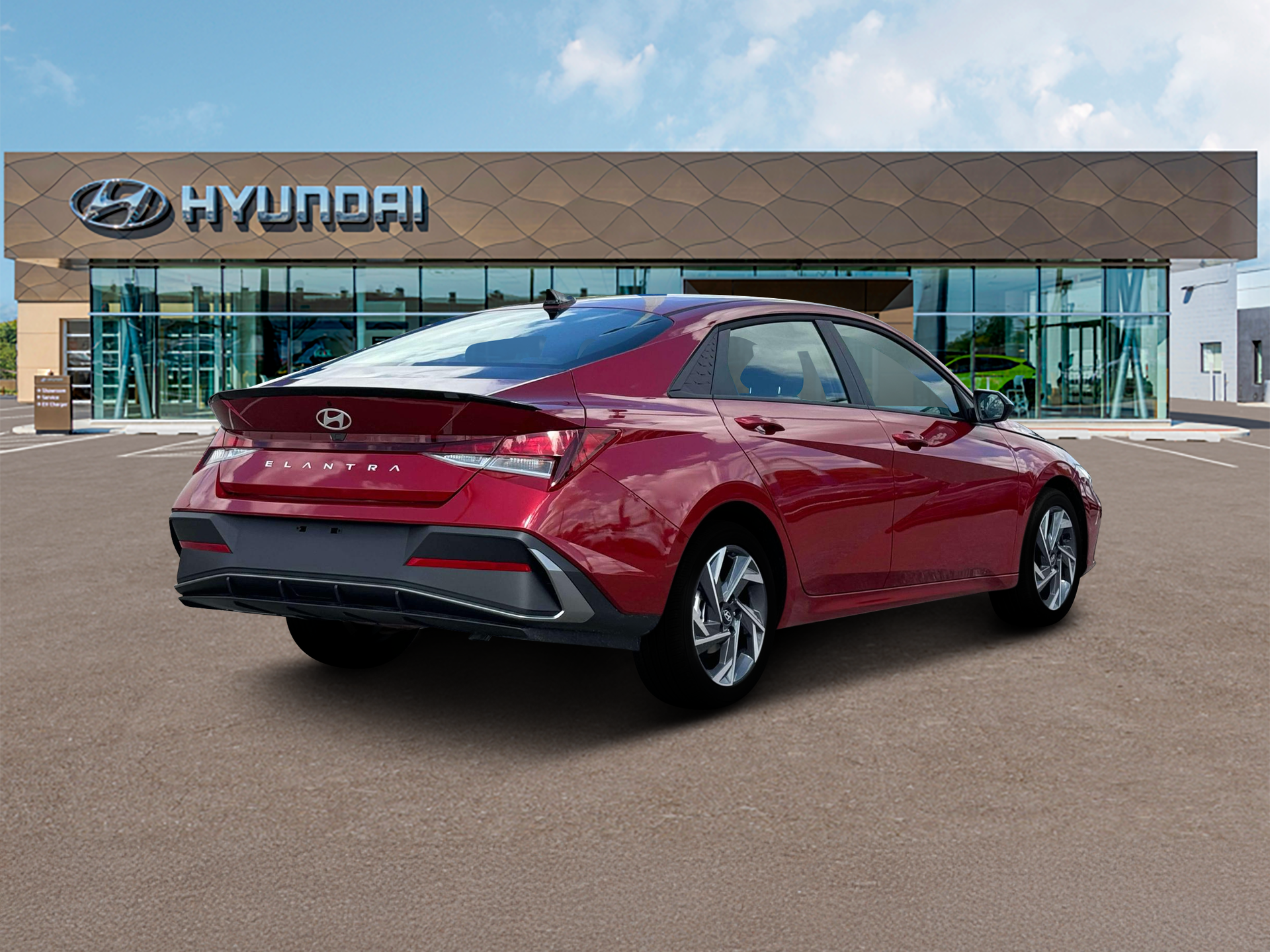 New 2025 Red Hyundai SEL Sport image 7