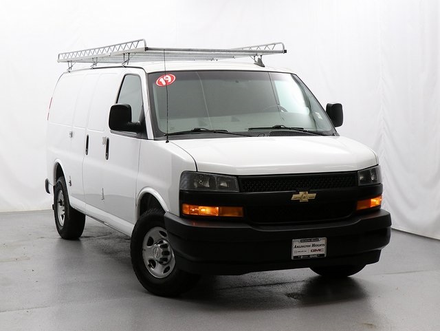 Used 2019 White Chevrolet Work Van image 1