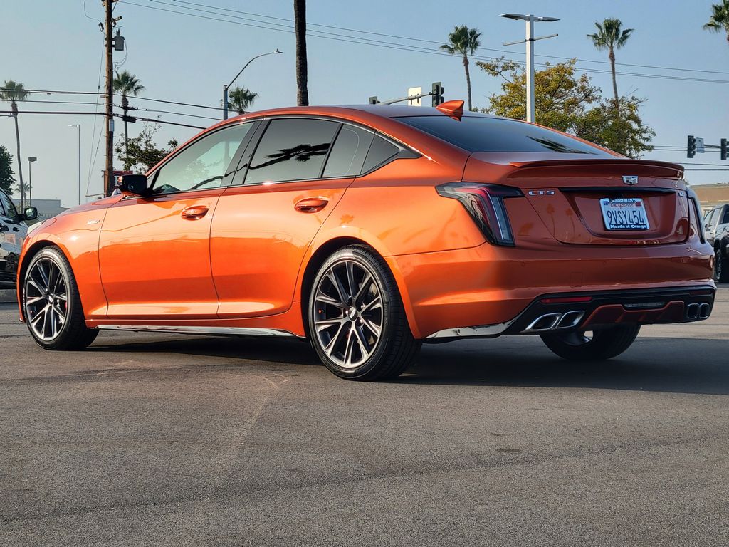 Pre-Owned 2022 Cadillac CT5 V-Series 4D Sedan in Orange #00K02902