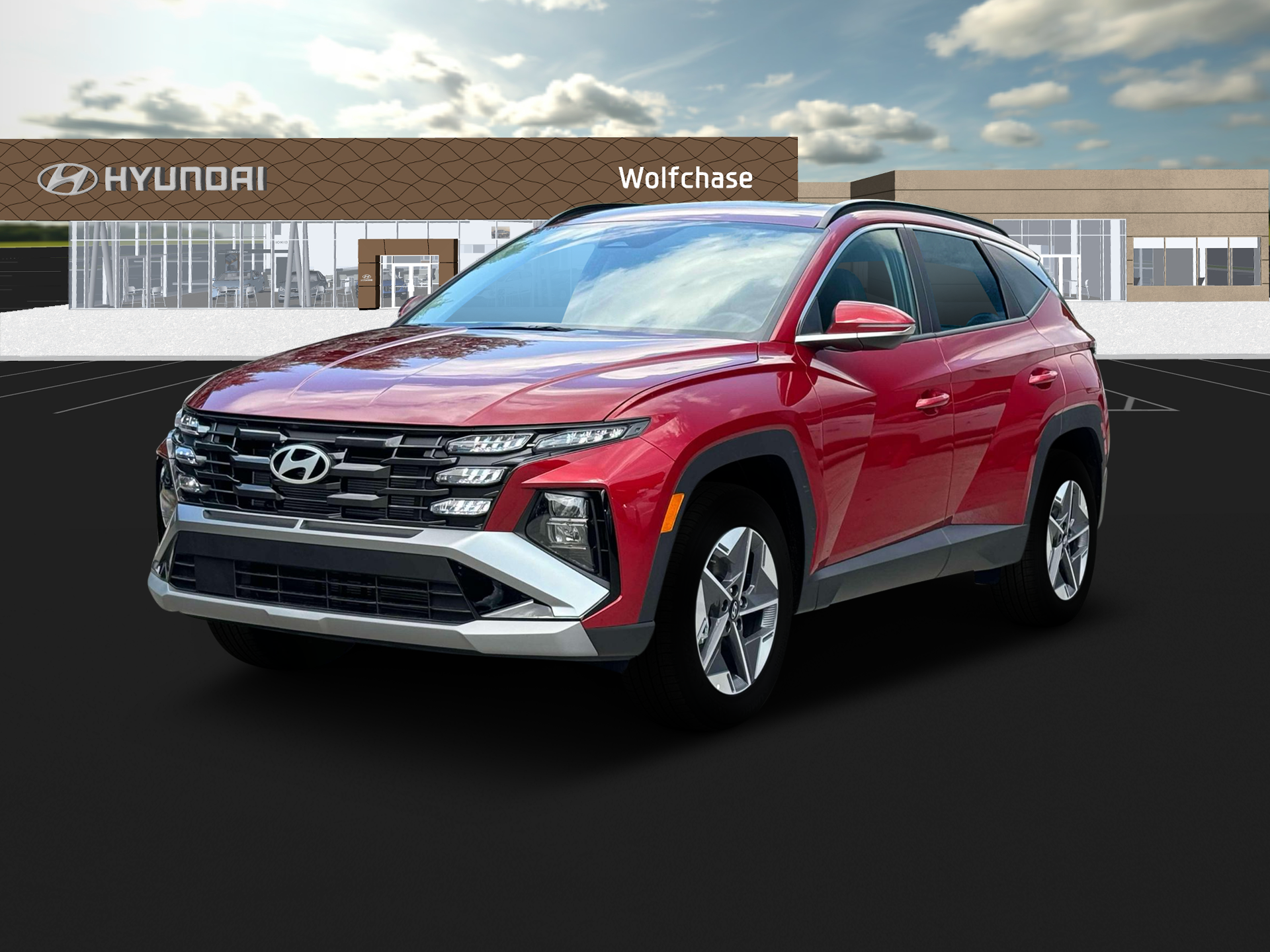New 2025 Red Hyundai SEL Convenience FWD image 1