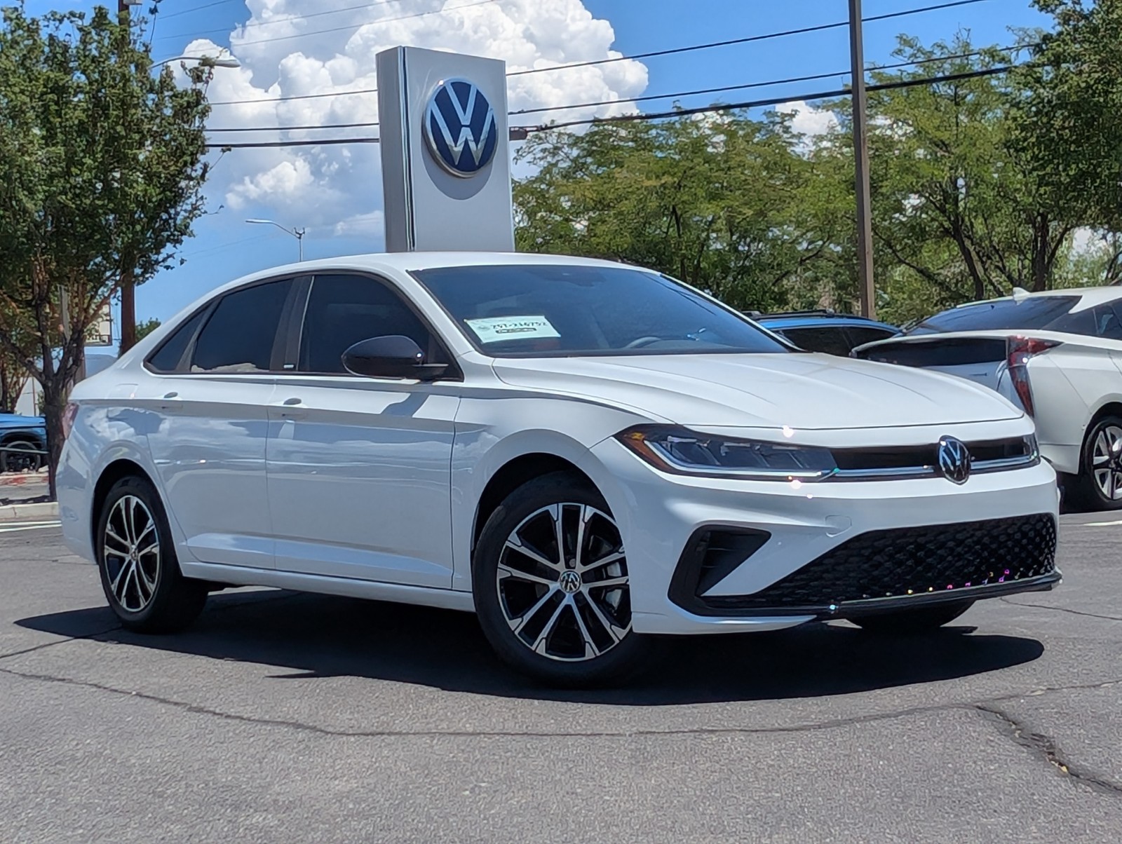 New 2025 Pure White Volkswagen Sport image 1