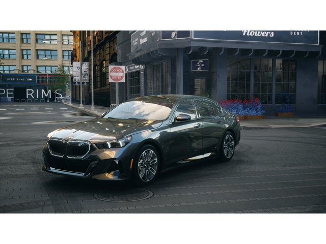 New 2026 Dark Graphite Metallic BMW 550e xDrive image 1