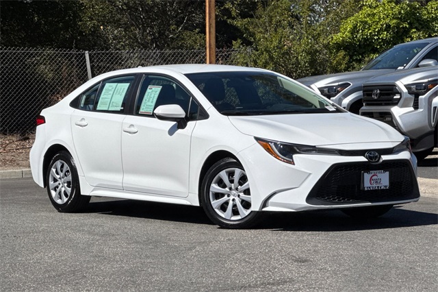 Certified 2022 Toyota Corolla LE with VIN 5YFEPMAE6NP340205 for sale in Capitola, CA