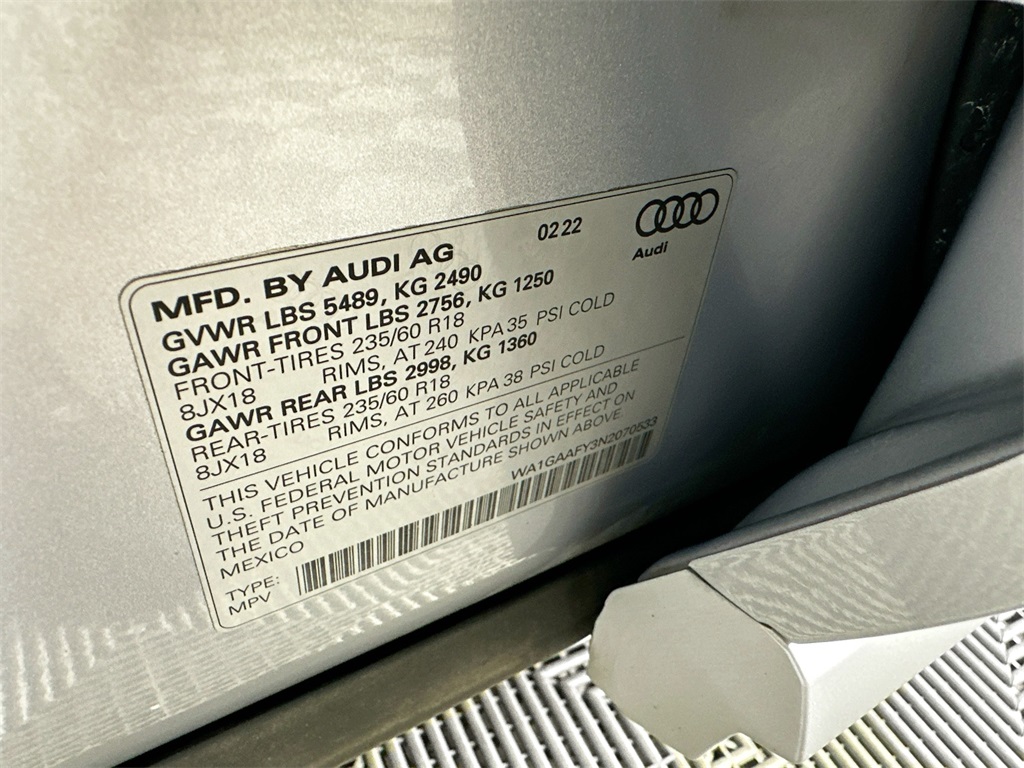 2022 Audi Q5 45 S line Premium photo 29