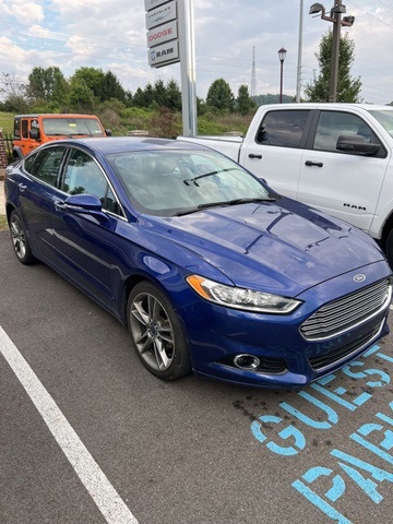 Certified 2015 Ford Fusion Titanium with VIN 3FA6P0D96FR191310 for sale in Cranberry Township, PA