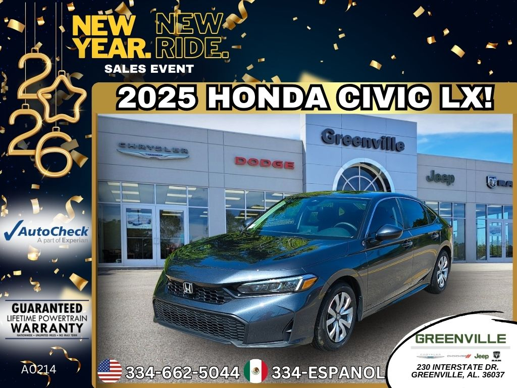 2025 Honda Civic LX's photo