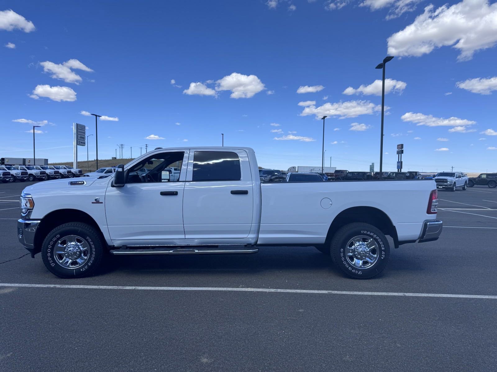 New 2024 RAM 3500 Tradesman Crew Cab in Limon LRG242982 Transwest