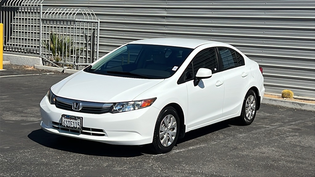 Used 2012 Honda Civic LX with VIN 19XFB2F5XCE302930 for sale in Palm Springs, CA