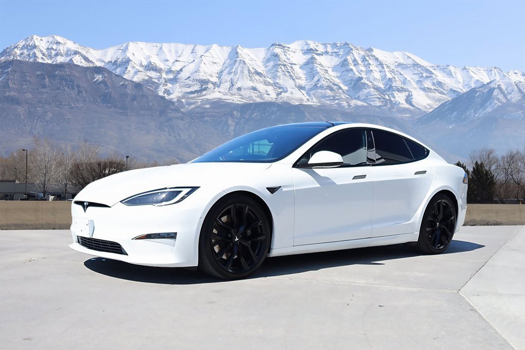 Used 2022 Tesla Model S Plaid with VIN 5YJSA1E6XNF478055 for sale in American Fork, UT
