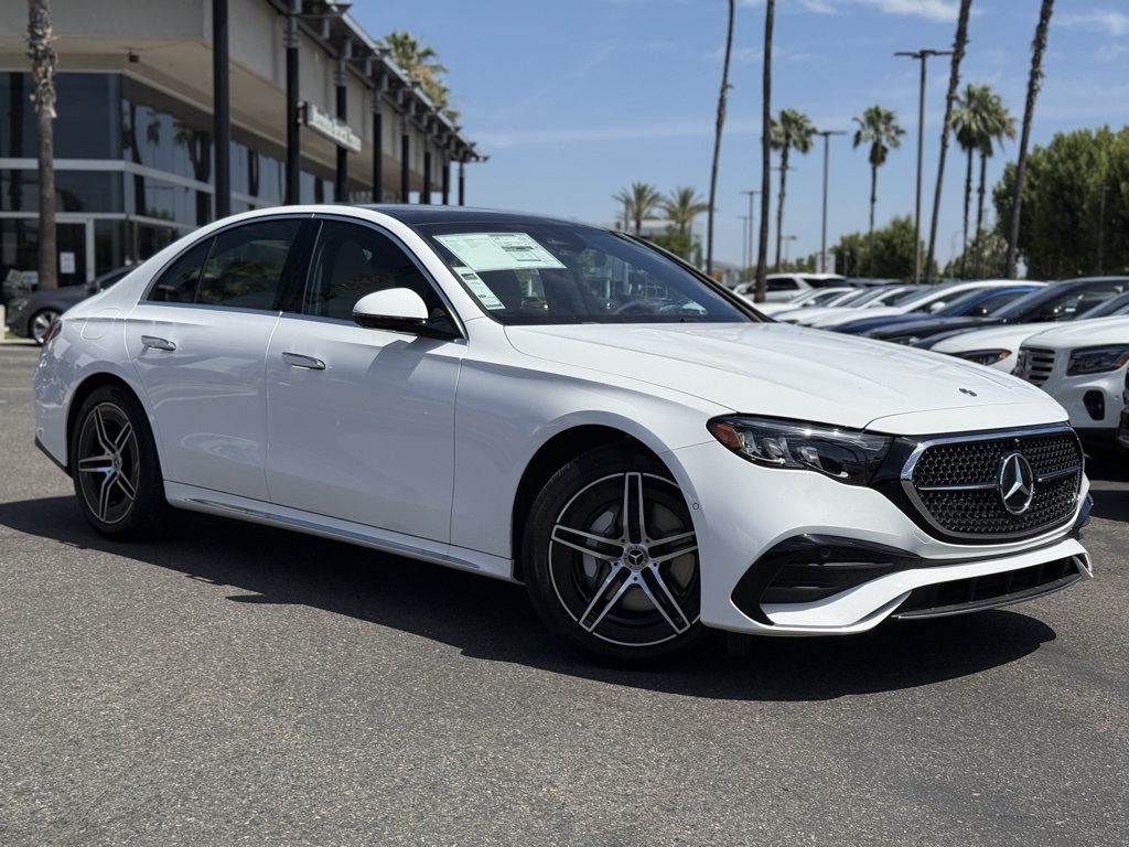 New 2025 White Mercedes-Benz E 350 image 1