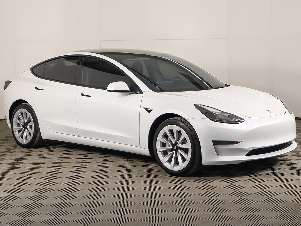 Used 2023 Tesla Model 3 Base with VIN 5YJ3E1EA5PF483549 for sale in Streetsboro, OH