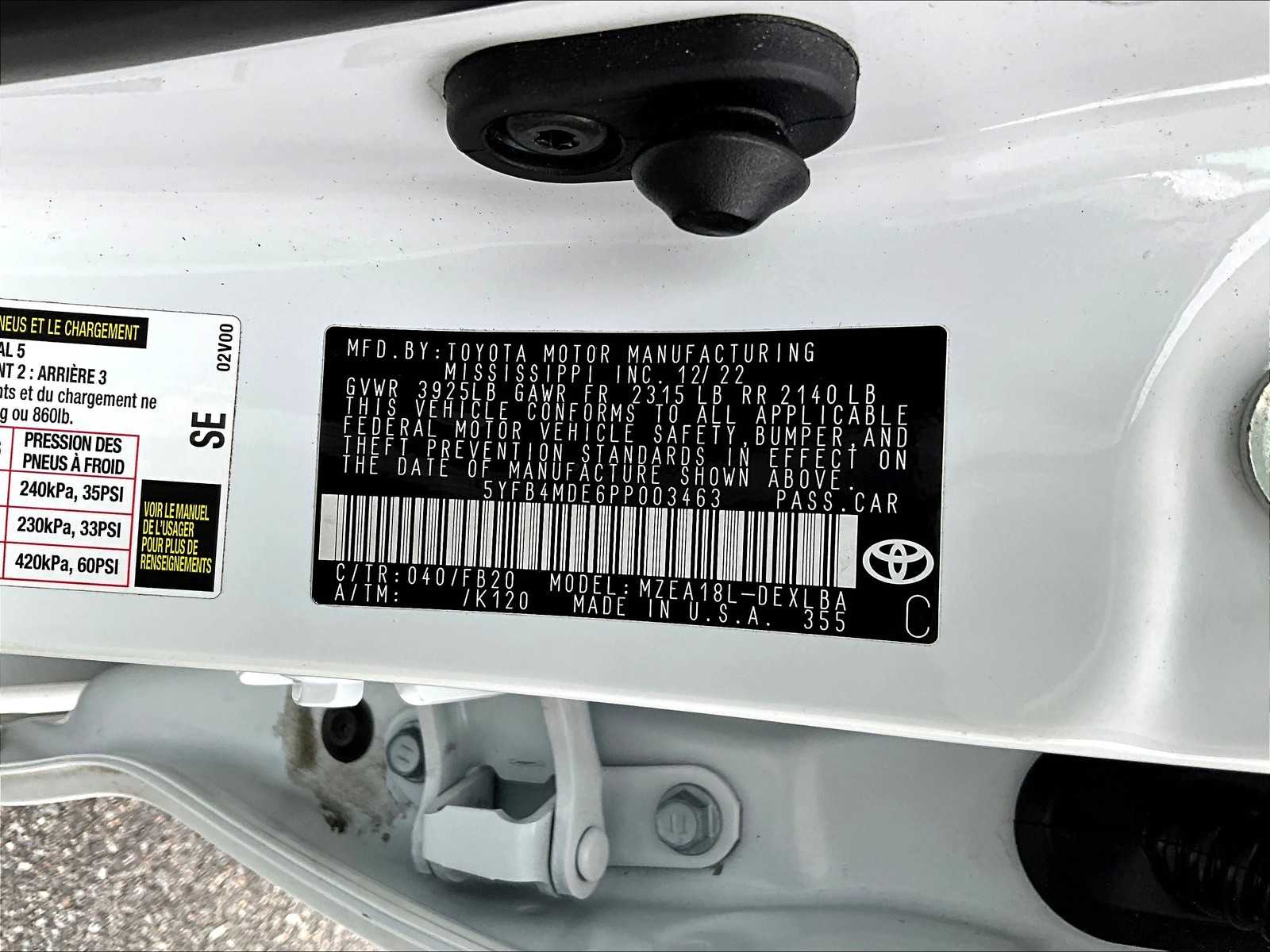 2023 Toyota Corolla LE photo 34