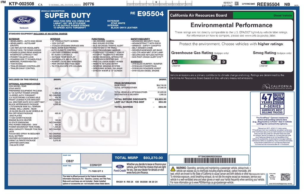 2024 Ford F-250 Super Duty Lariat