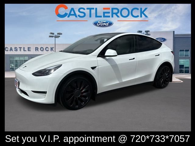Used 2023 Tesla Model Y Performance with VIN 7SAYGDEF8PF899899 for sale in Castle Rock, CO
