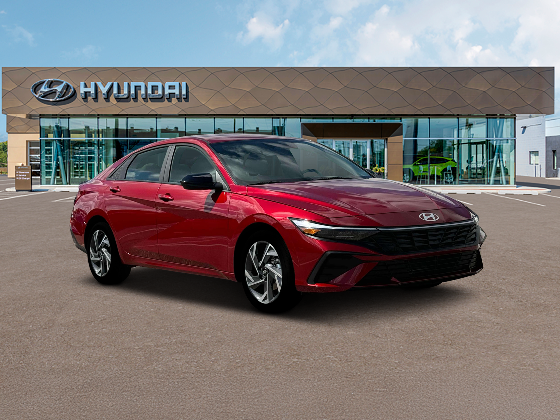 New 2025 Red Hyundai SEL Sport image 11