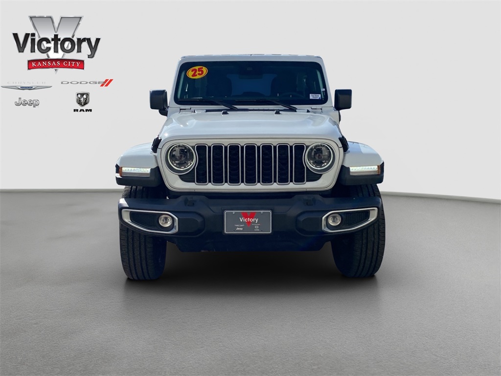 Used 2025 Jeep Wrangler 4xe Sahara 4XE with VIN 1C4RJXP6XSW577819 for sale in Kansas City