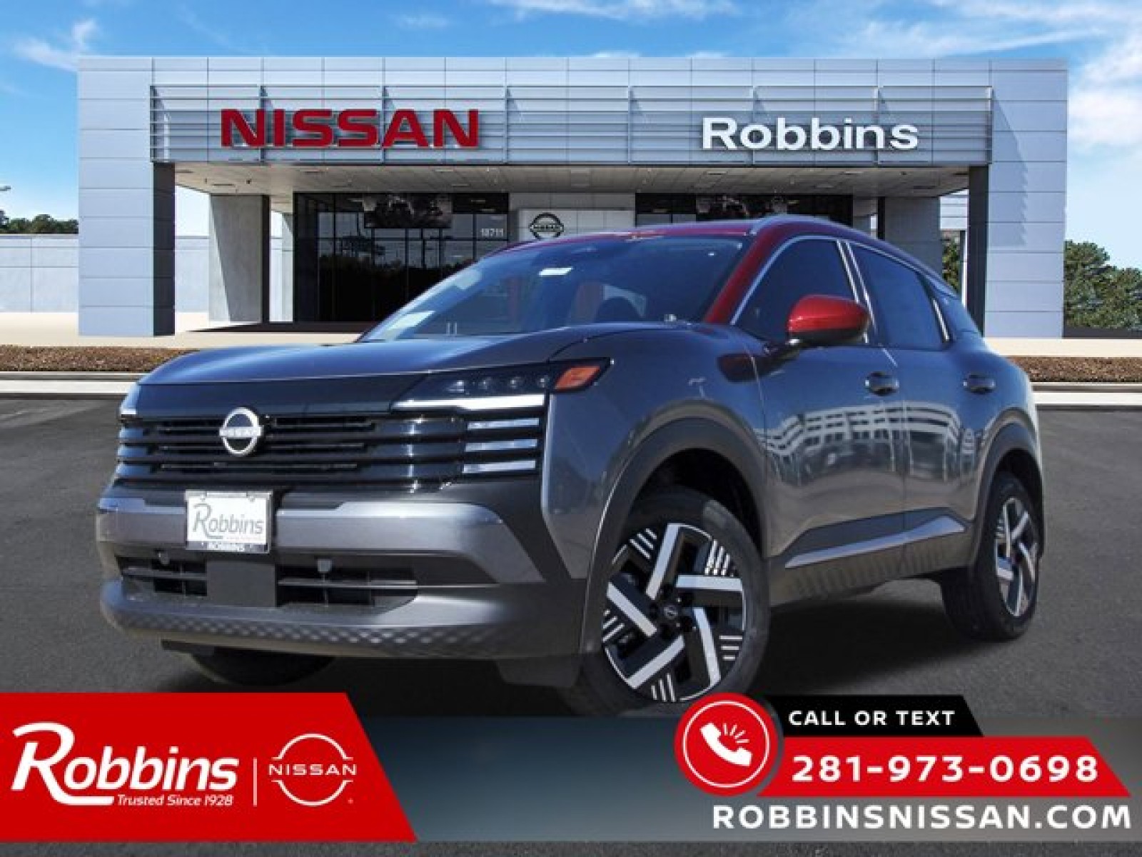 2026 Nissan Kicks SV Gray at Robbins Nissan