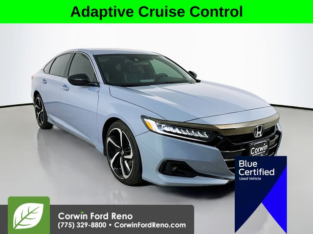 Used 2021 Honda Accord Sport with VIN 1HGCV1F39MA089526 for sale in Kansas City