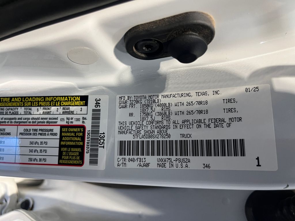 2025 Toyota Tundra SR5 photo 18