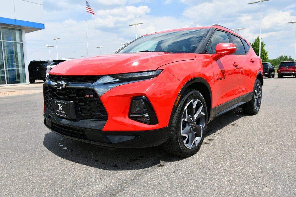 Certified 2022 Chevrolet Blazer RS with VIN 3GNKBKRS4NS236693 for sale in North Branch, Minnesota