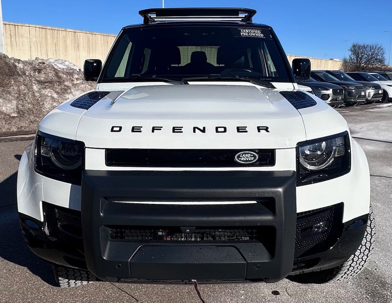 Certified 2023 Land Rover Defender X-Dynamic SE with VIN SALE26EU4P2129512 for sale in Minneapolis, Minnesota