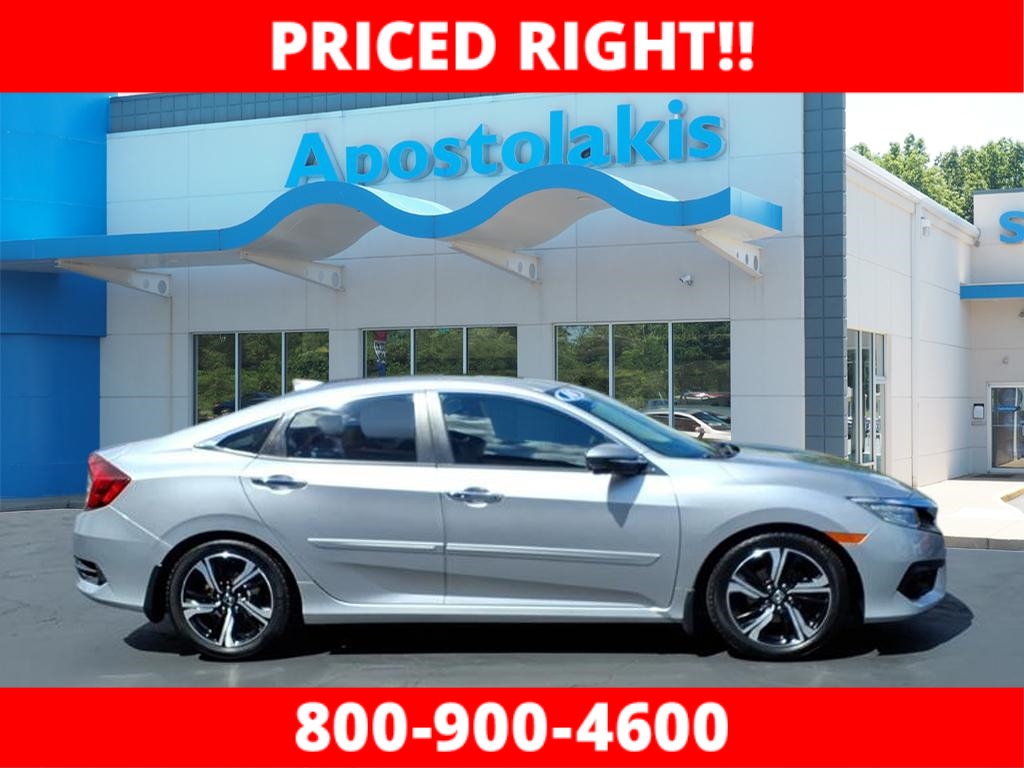Certified 2016 Honda Civic Touring with VIN 19XFC1F98GE023945 for sale in Cortland, OH