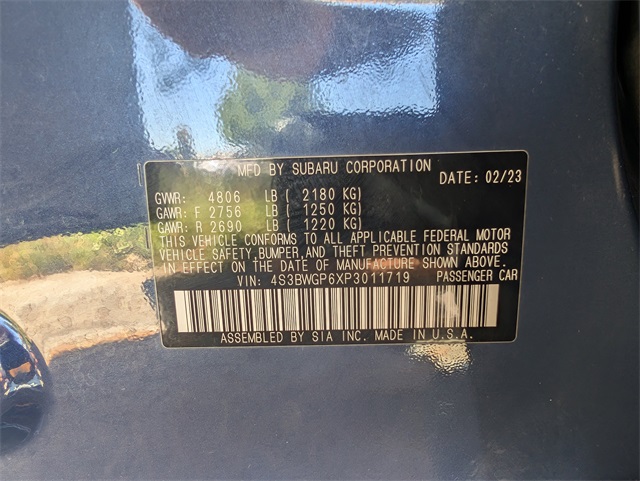 2023 Subaru Legacy Touring XT photo 23