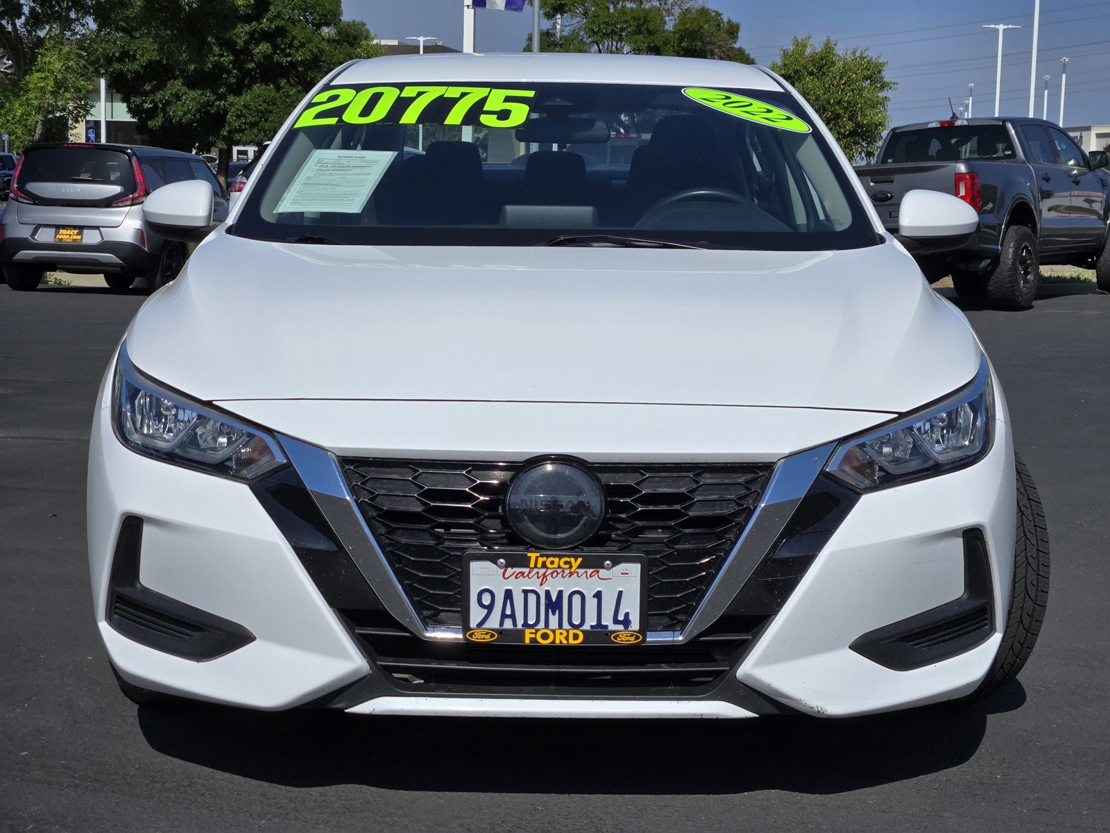 Certified 2022 Nissan Sentra SV with VIN 3N1AB8CV6NY257006 for sale in Tracy, CA
