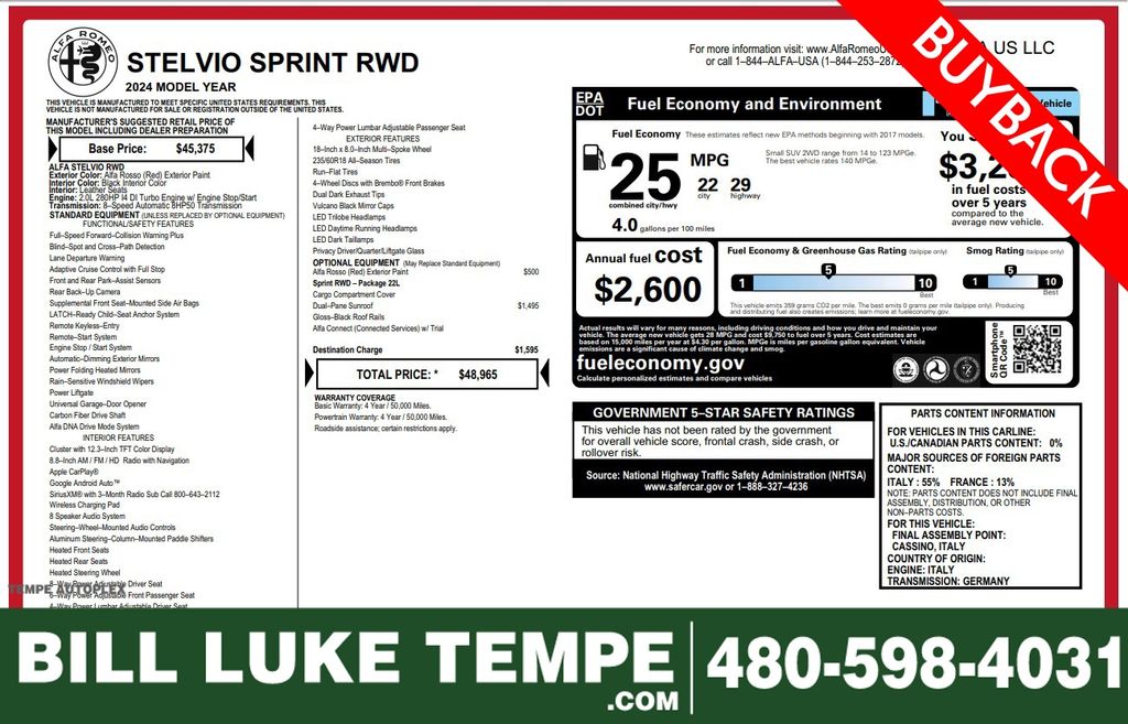 2024 Alfa Romeo Stelvio Sprint's photo