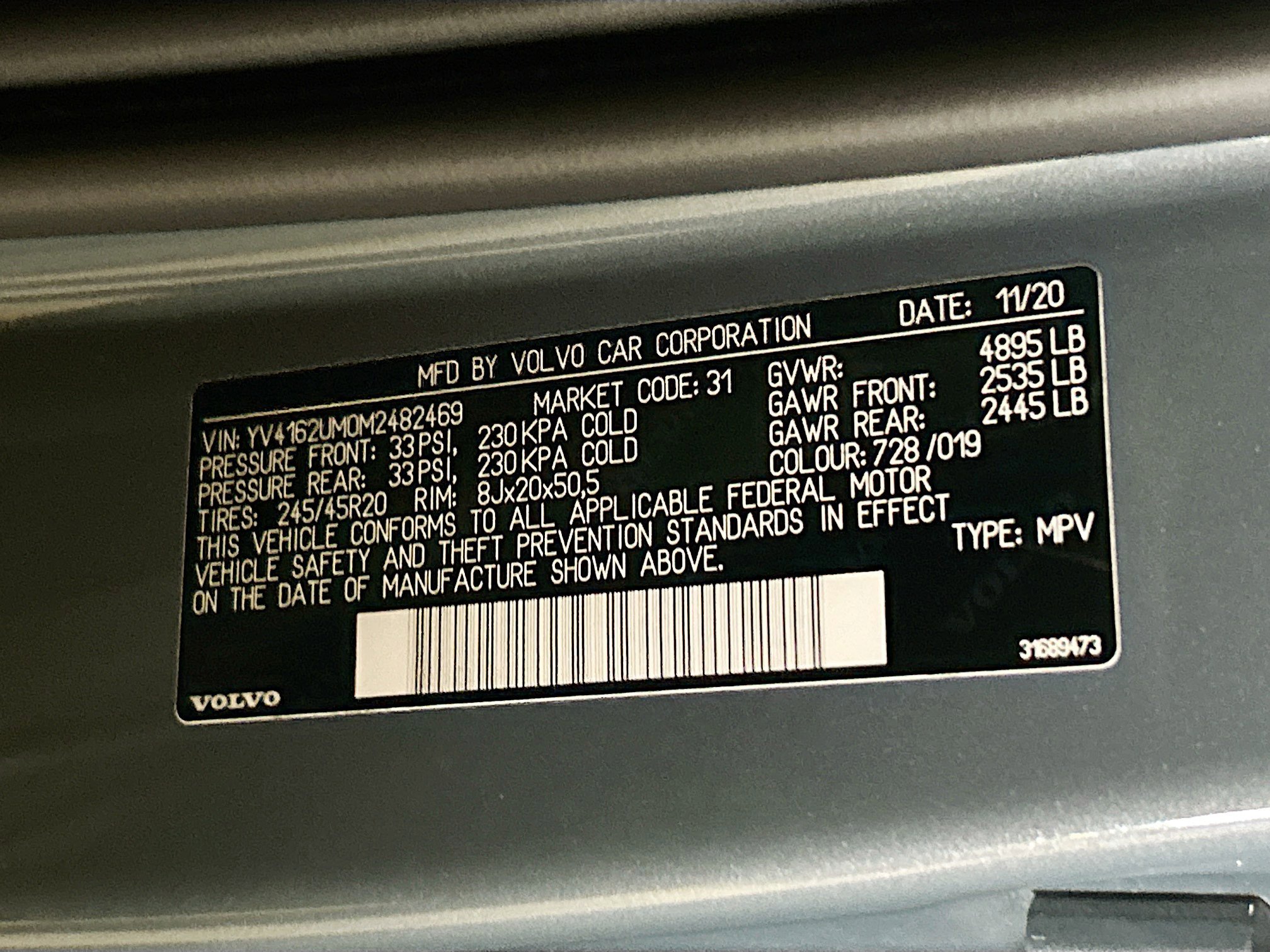 2021 Volvo XC40 R-Design AWD photo 36