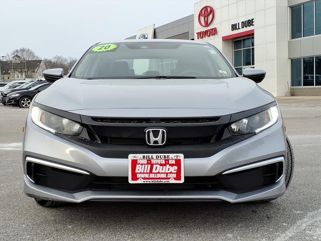 Used 2020 Honda Civic LX with VIN 2HGFC2F6XLH583199 for sale in Dover, NH