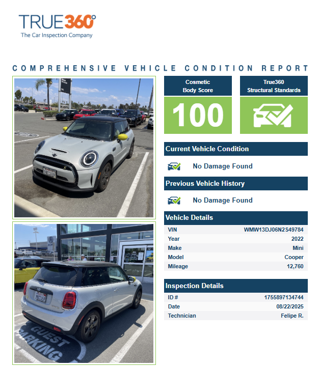 Certified 2022 MINI Hardtop 2 Door SE with VIN WMW13DJ06N2S49784 for sale in San Diego, CA