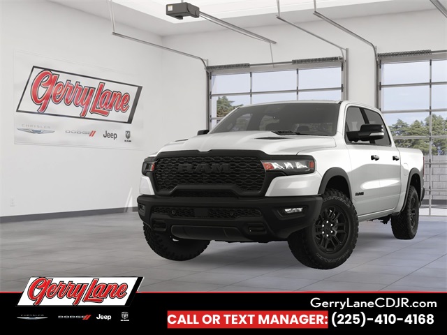 New 2025 Bright White Clear-Coat Exterior Paint RAM Rebel image 1