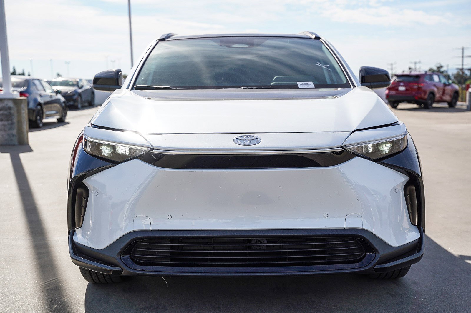 Used 2025 Toyota bZ4X XLE with VIN JTMABACA7SA096926 for sale in Los Angeles, CA