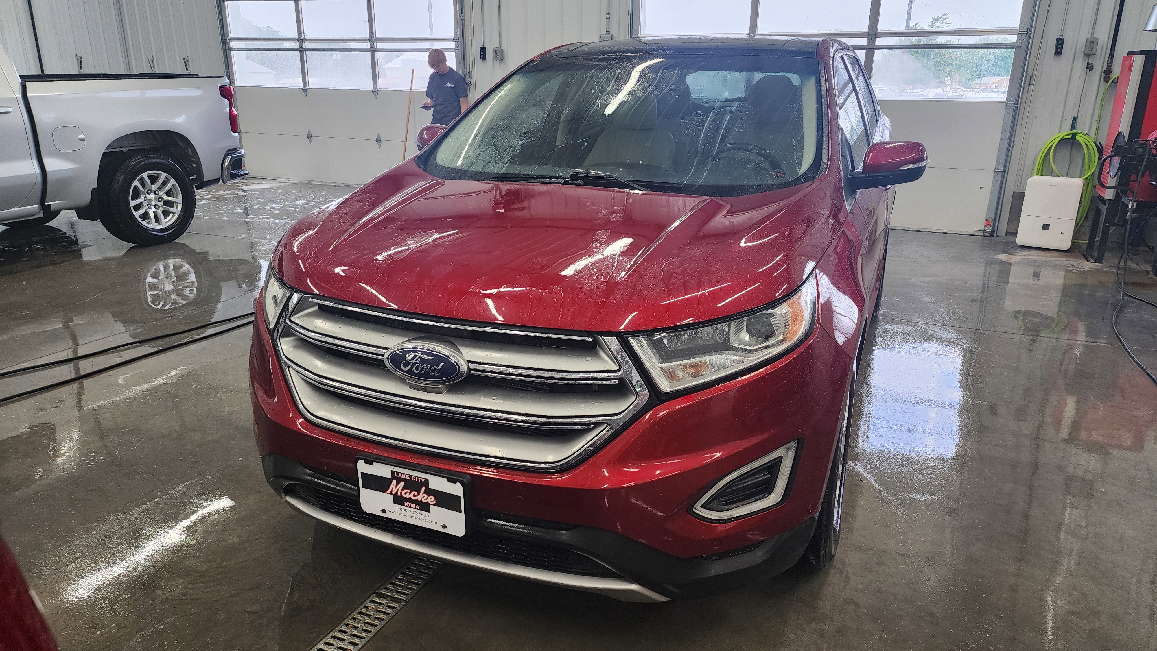 Used 2015 Ford Edge Titanium with VIN 2FMPK4K80FBB73216 for sale in Lake City, IA