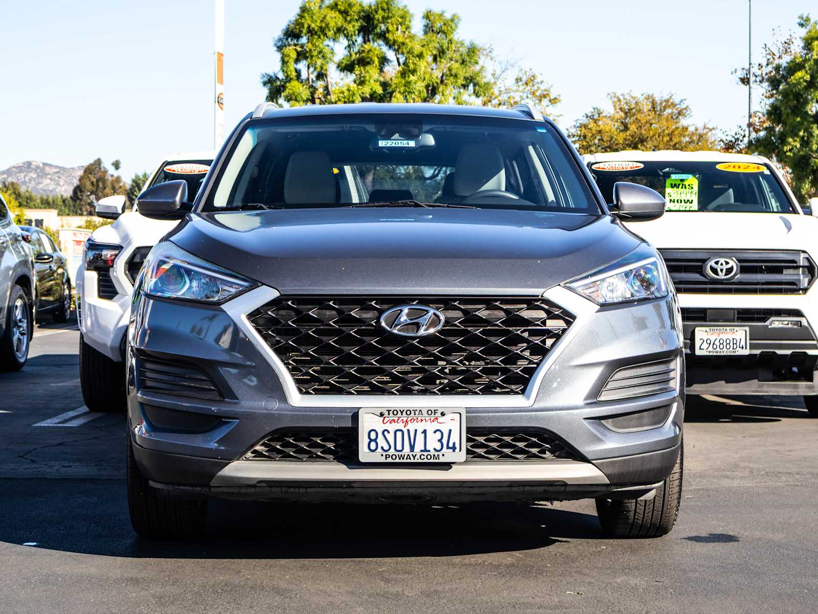Used 2021 Hyundai Tucson SEL with VIN KM8J33AL7MU292438 for sale in Poway, CA