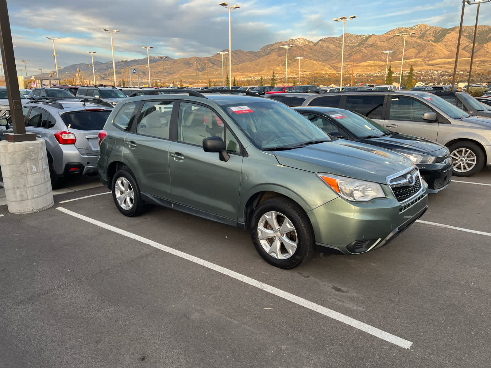 Used 2015 Subaru Forester i with VIN JF2SJABC4FH453665 for sale in Logan, UT