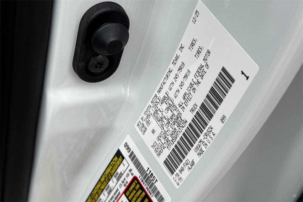 2026 Toyota Tundra SR's photo